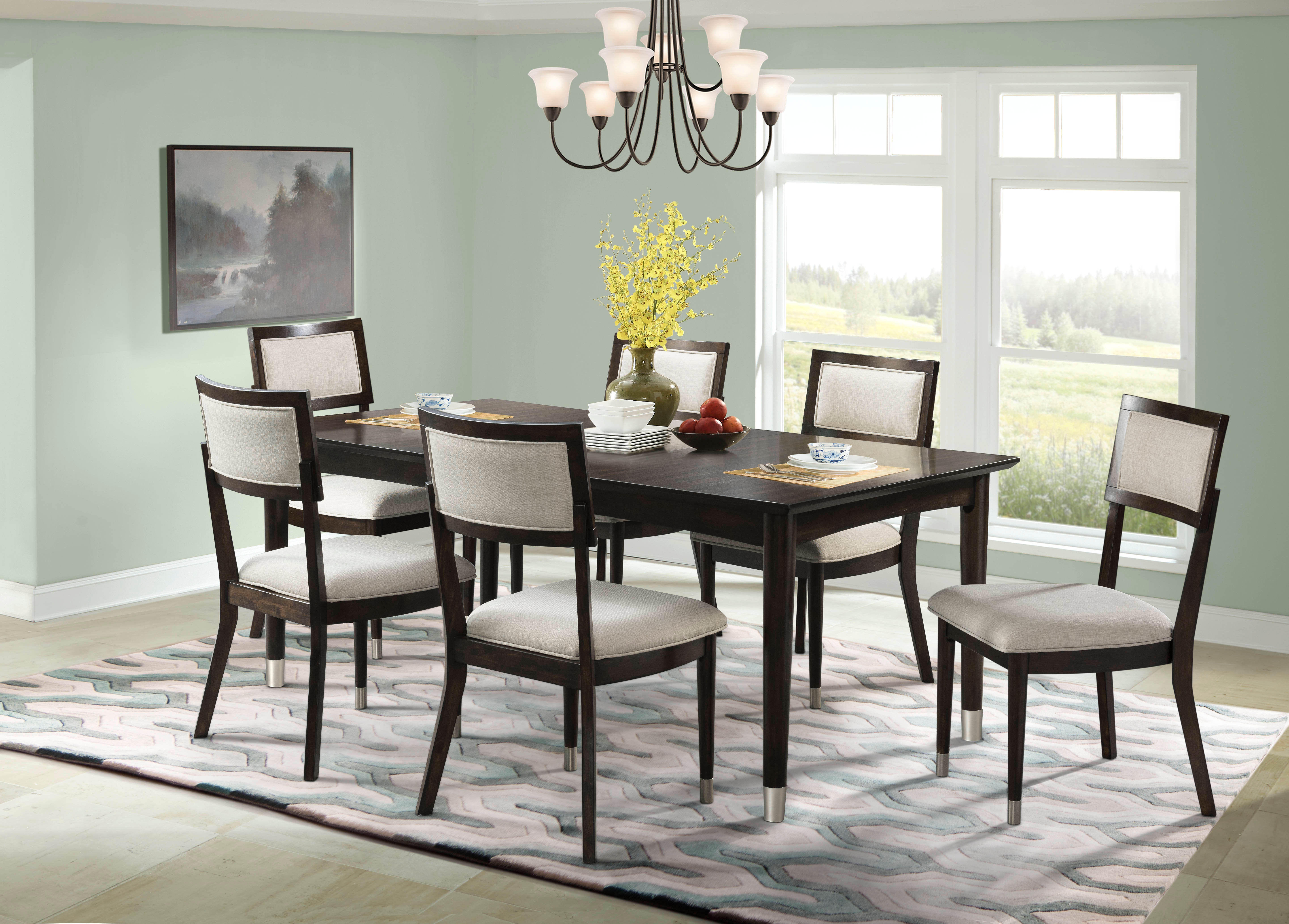 Savoy dining set light grey hot sale